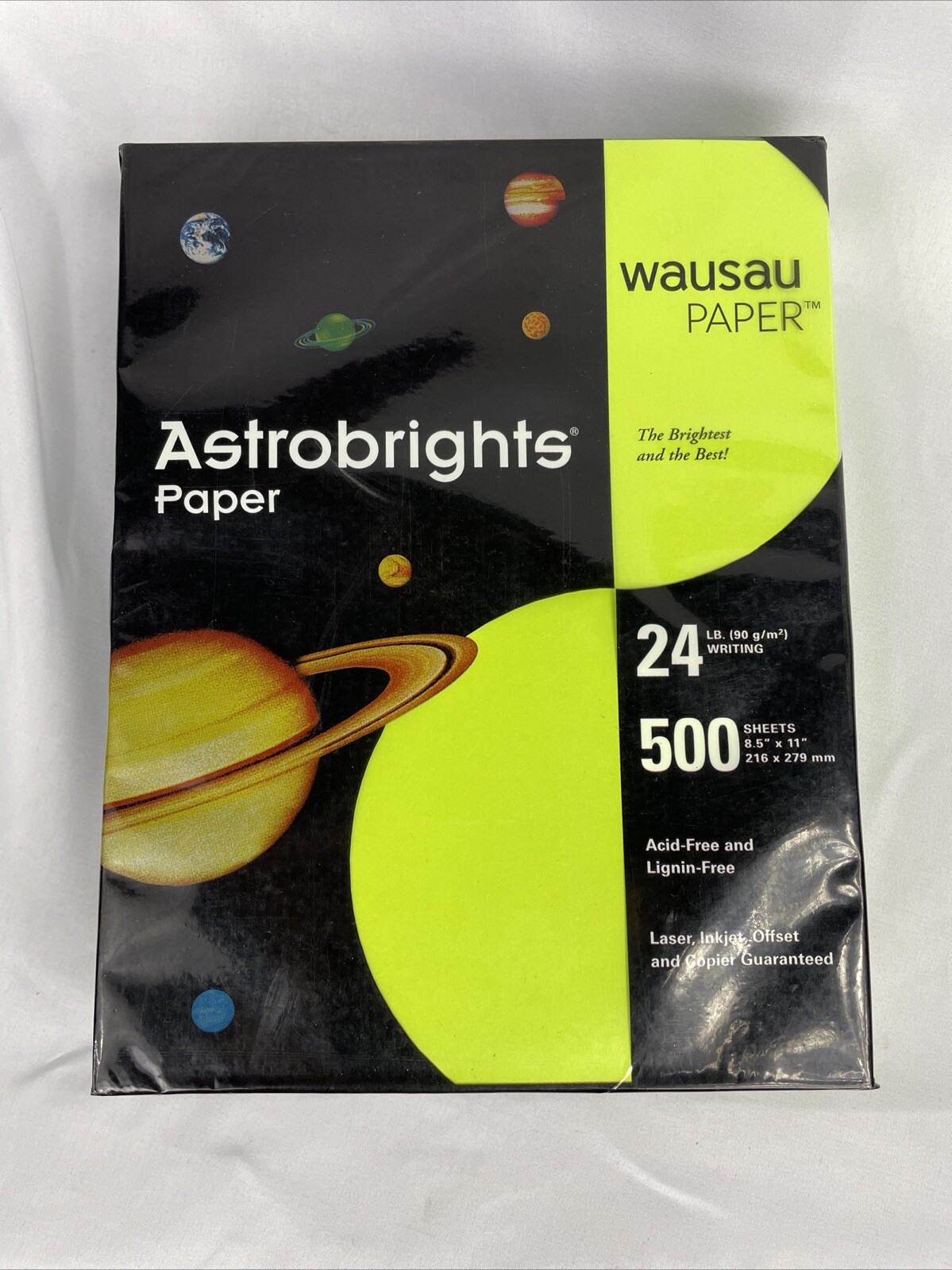 Astrobrights Premium Color Paper, 8-1/2 x 11 Inches, 24 Pound, Terra Green, 500