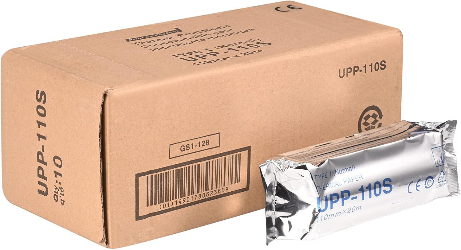 UPP-110S Type I Black and White Video Thermal Ultrasound Paper Film/Media 10 Rol