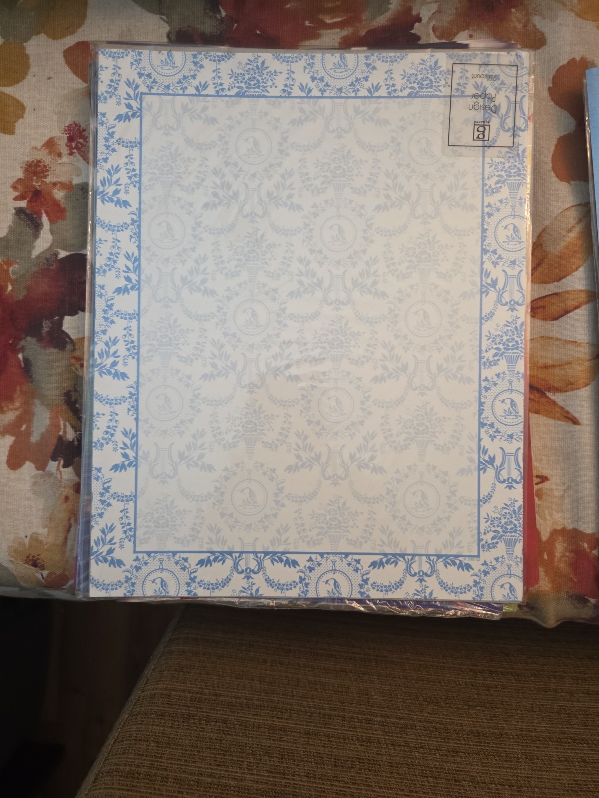 LOT of Decorative Computer Paper Open/Partial Packs And Sheets.