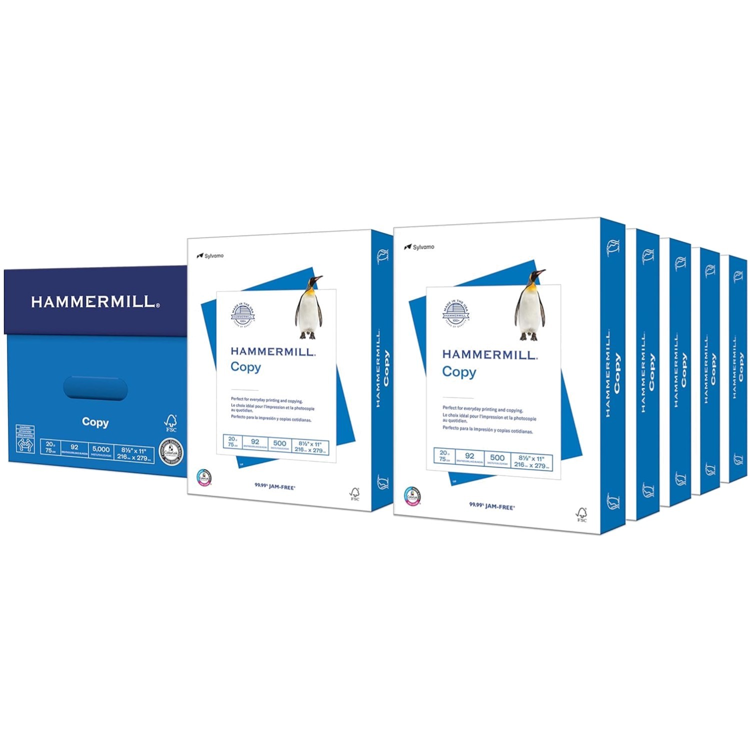 Printer Paper 20lb – 8.5×11 – 5000 Sheets