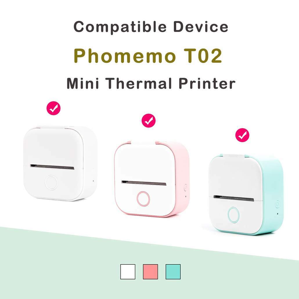 Sticker / Non-Adhesive Label Long-Lasting Thermal Paper for Phomemo T02 Printer