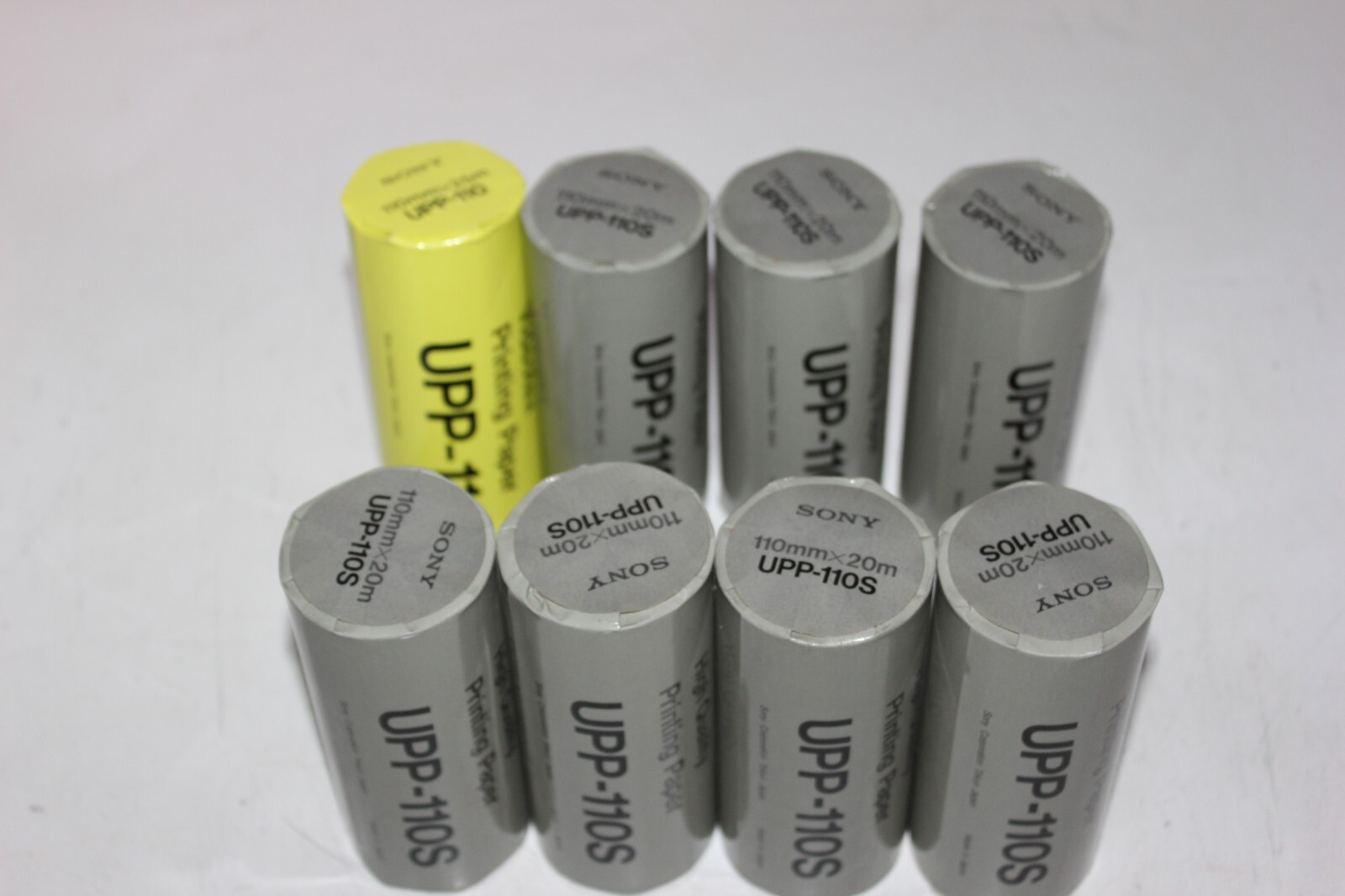 7x Sony UPP-110S Black & White Thermal Print Paper 1x UPP-110 new sealed