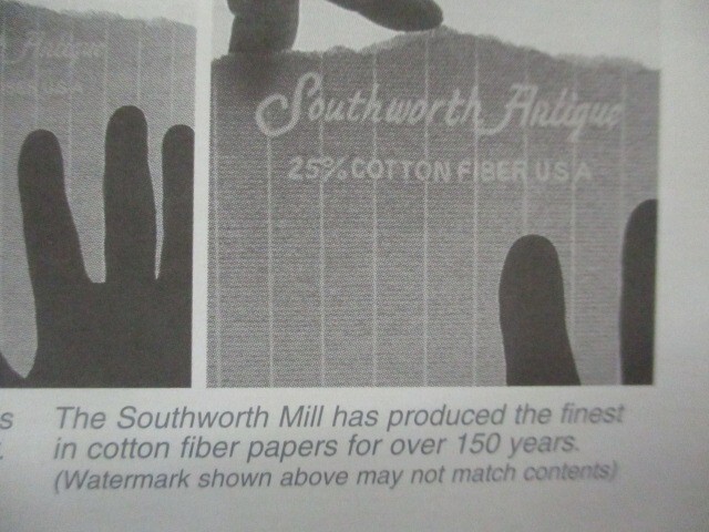 Lot Of 2 80 Southworth White 24lb Open Pack APPROXIMATELY 150 PAGES 8.5×11