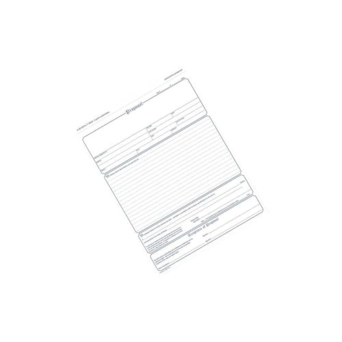 Contractor’s Proposal Forms, 8.5 x 11.44 Inch, 3-Part, 8-1/2″ x 11″