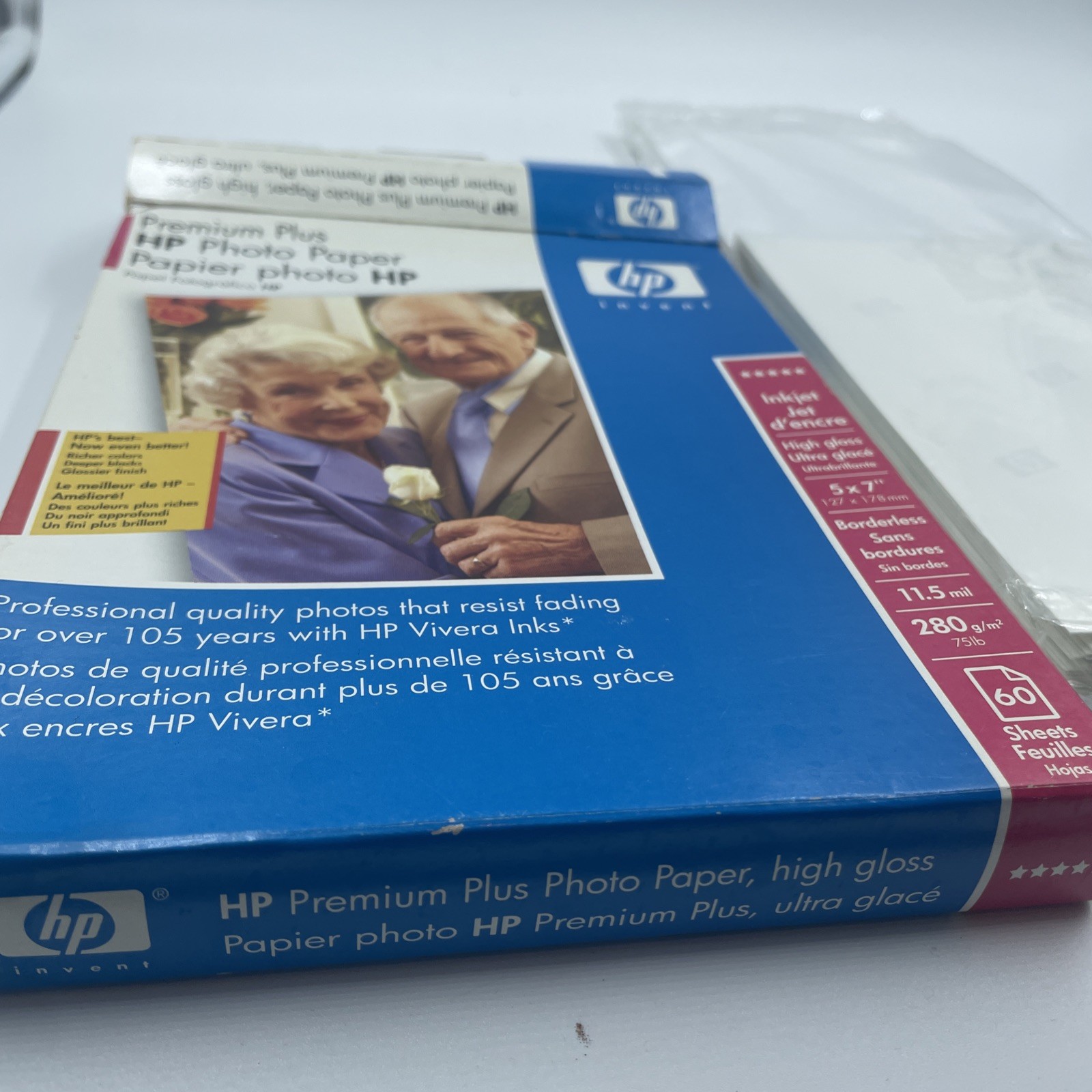High Gloss Photo Paper HP Premium Plus 54 Sheets 5×7 + 27 Sheets 6×4 – For HP
