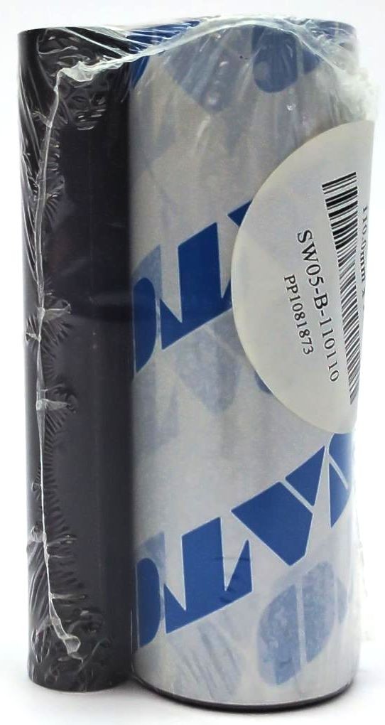 Sato 4.33″ x 360′ Wax Ribbons Thermal Transfer SW05-B-110110 Genuine – 6 Rolls