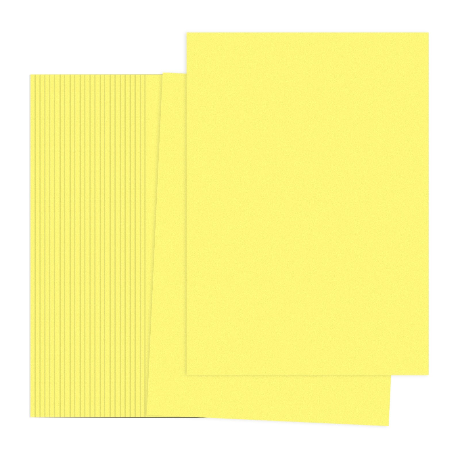 Bright Yellow Color Copy Paper, 50 Sheets 8.3×5.9″ A5 70gsm