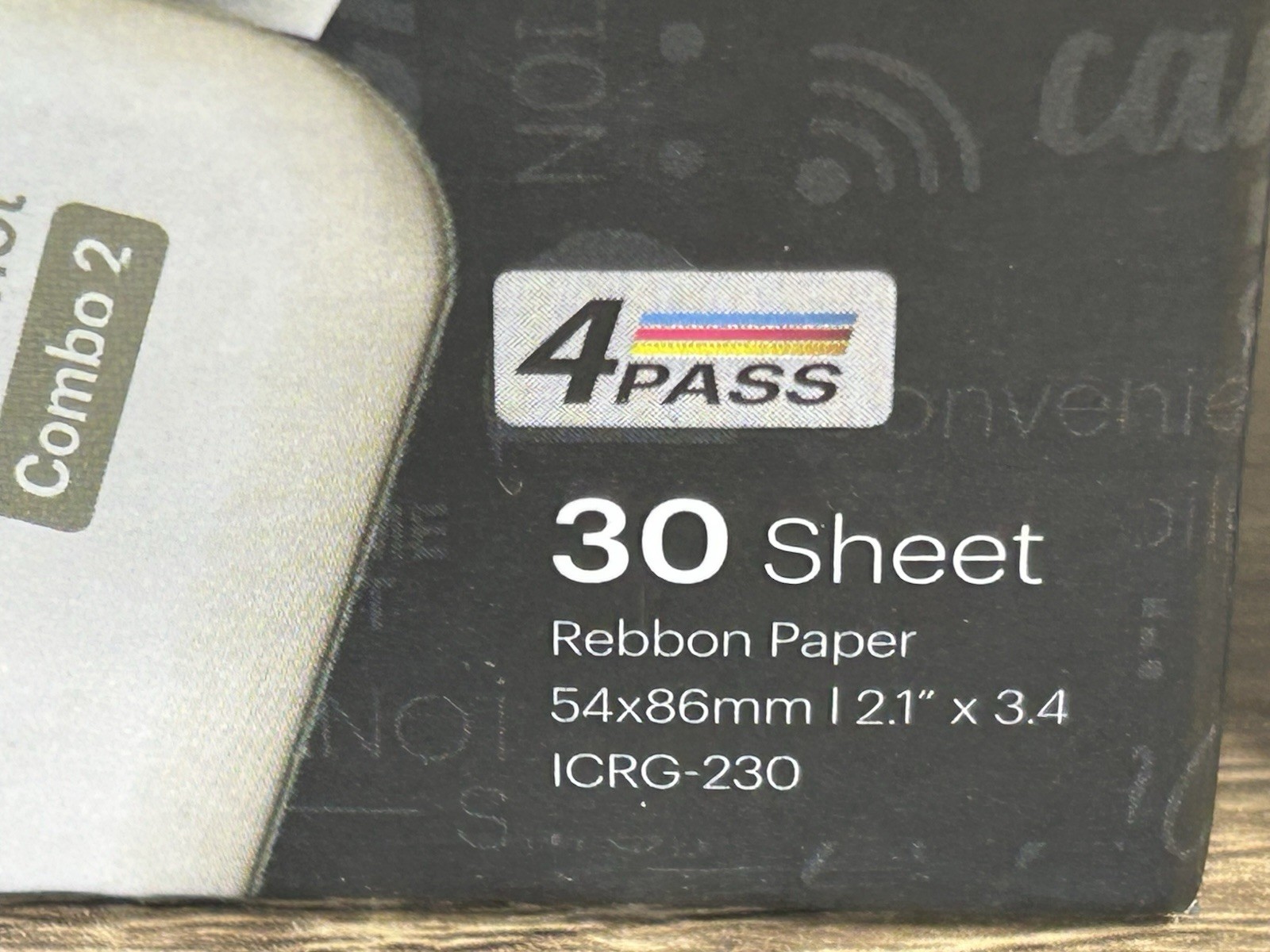 (2) Kodak Instant Print 2.1 X 3.4 Cartridge Ribbon Paper ICRG-230 Total 60 Sheet