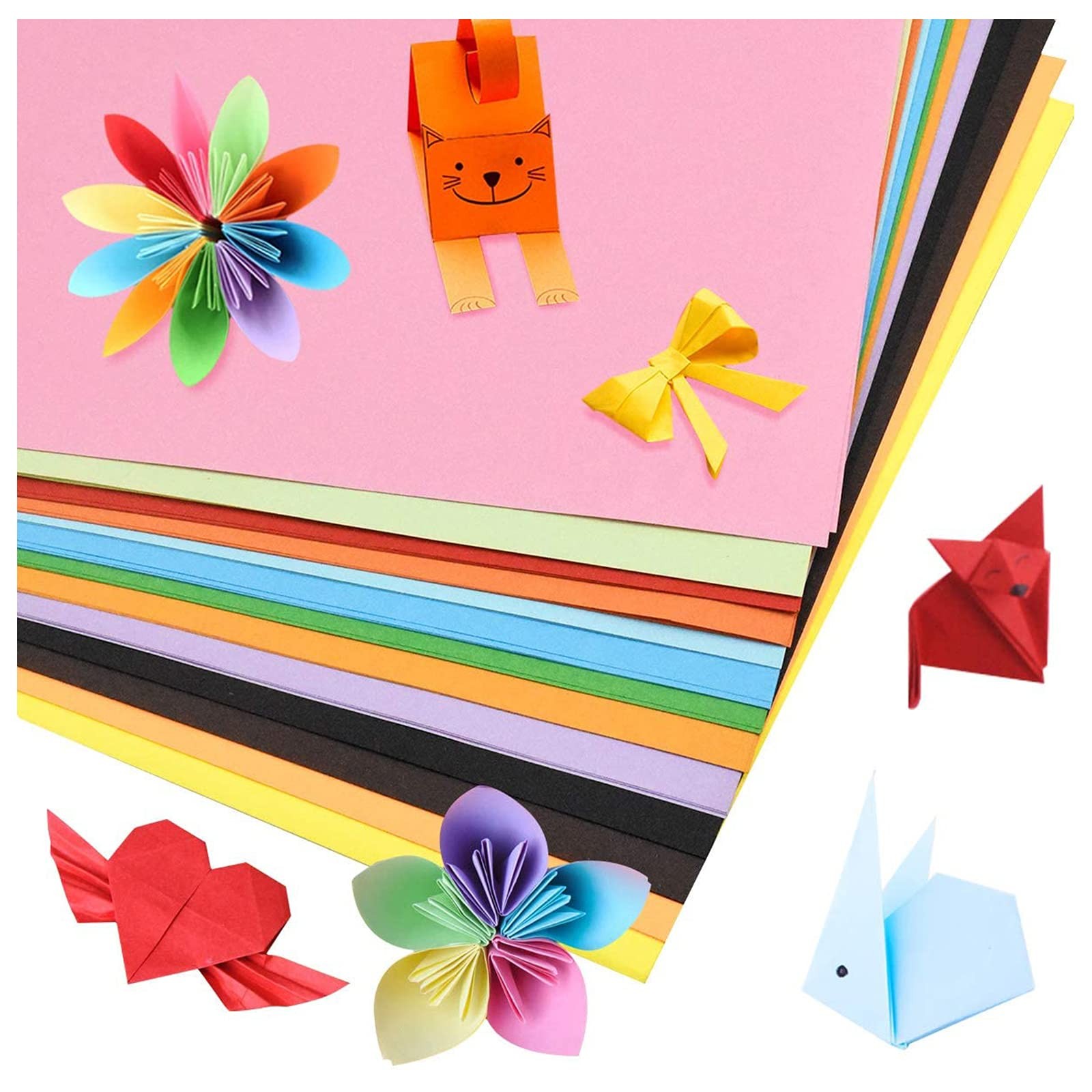 20 Colours A4 80gsm, 100 Sheets Coloured Paper, Coloured Copy Paper, Colourful Paper…