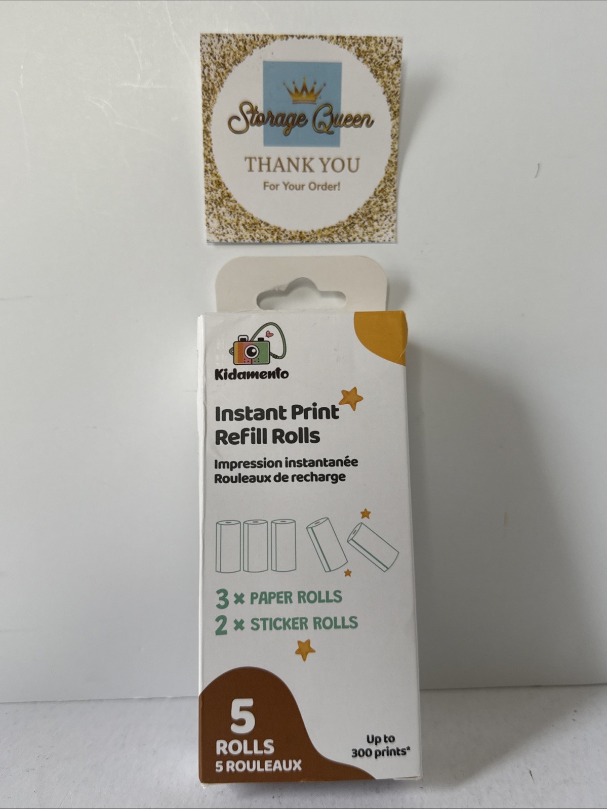 Kidamento Instant Print Kids Camera Original Thermal Printing Paper Roll Refills