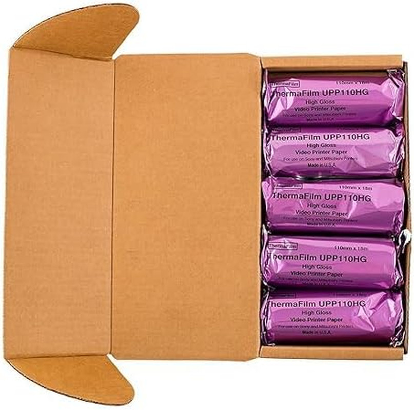 UPP-110HG Ultrasound Thermal Paper, High Gloss 110 Film for Sony/Mitsubishi Prin