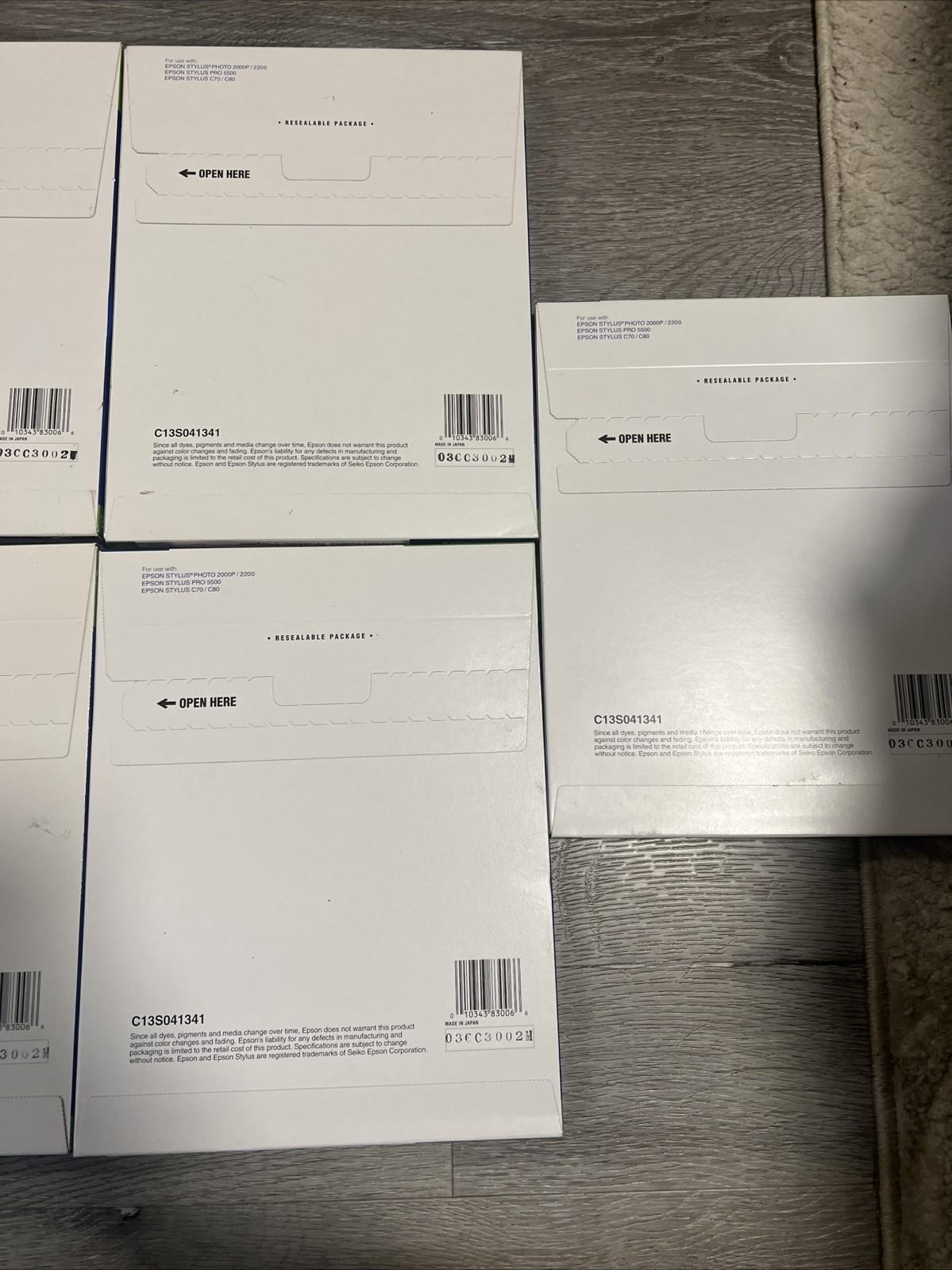 Epson Enhanced Matte Paper 8.5″ x 11″ 50 Sheets True Finish Lot Of (7)