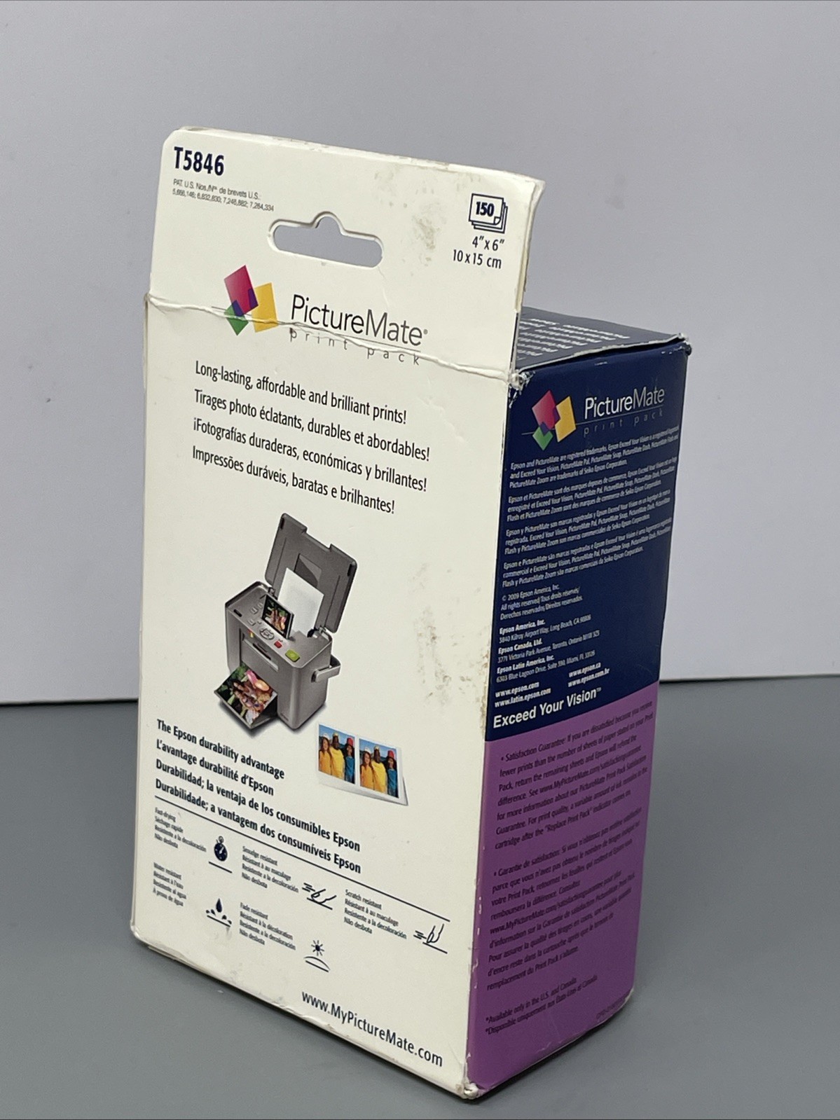 Epson PictureMate 150ct Photo Paper T5846
