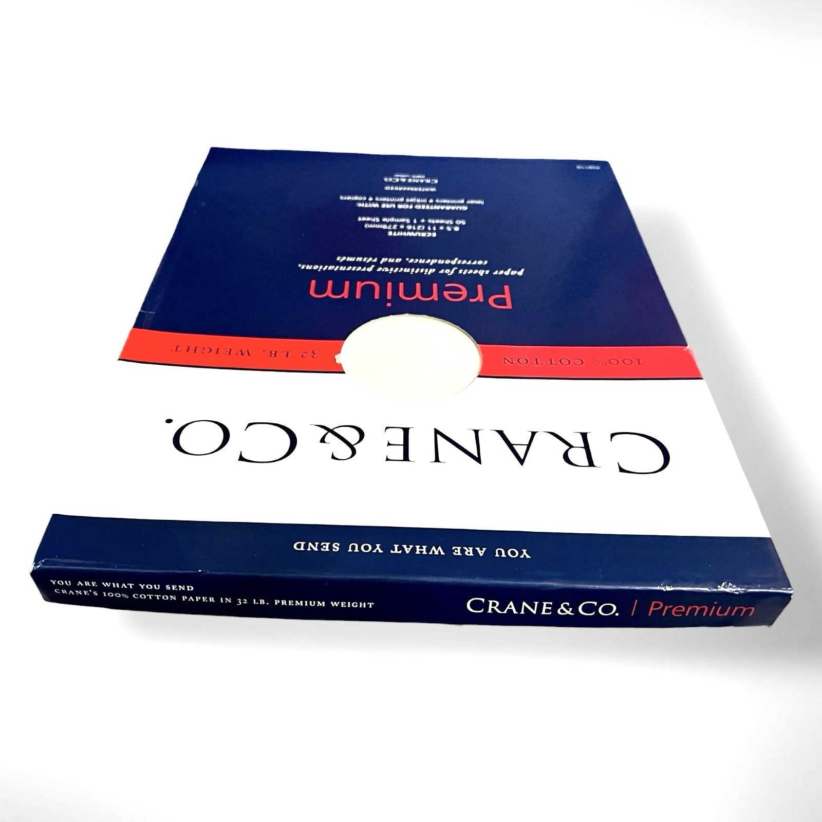 Crane & Co. Cranes Premium Weight Ecruwhite 8.5 X 11 Sheets (PS8116), 50 sheets