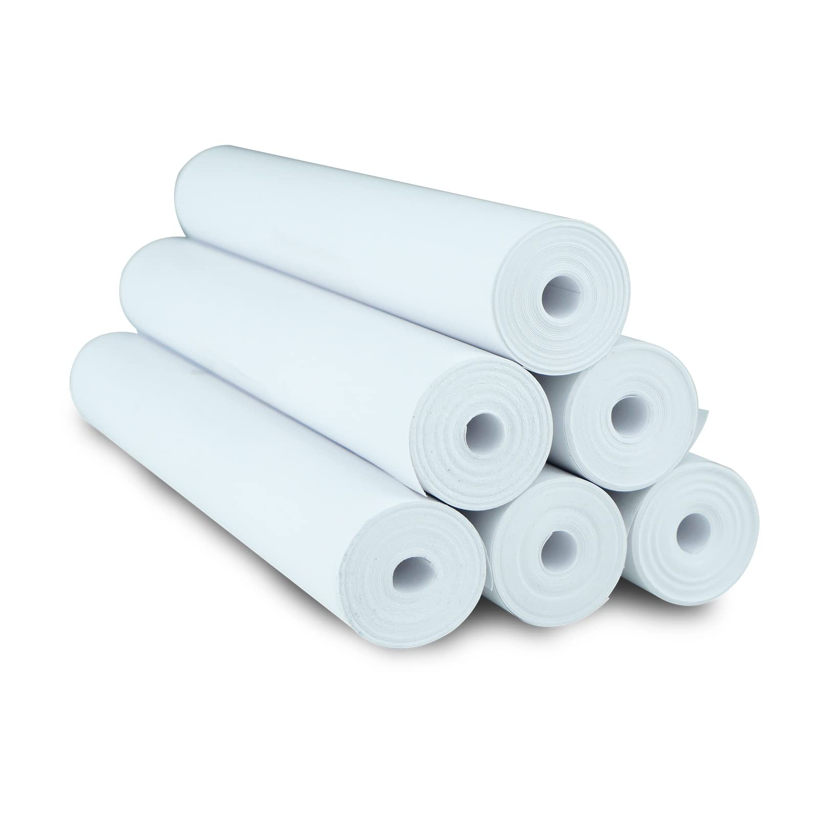 NYEAR A4 Thermal Paper 6 Rolls(210mm/8.27″width/7.6m 6Roll, White