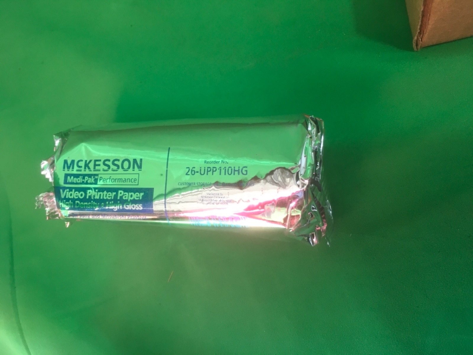 McKesson Video Paper- High Density, 26-UPP110HG 110mm x 20 meter roll, Box of 5