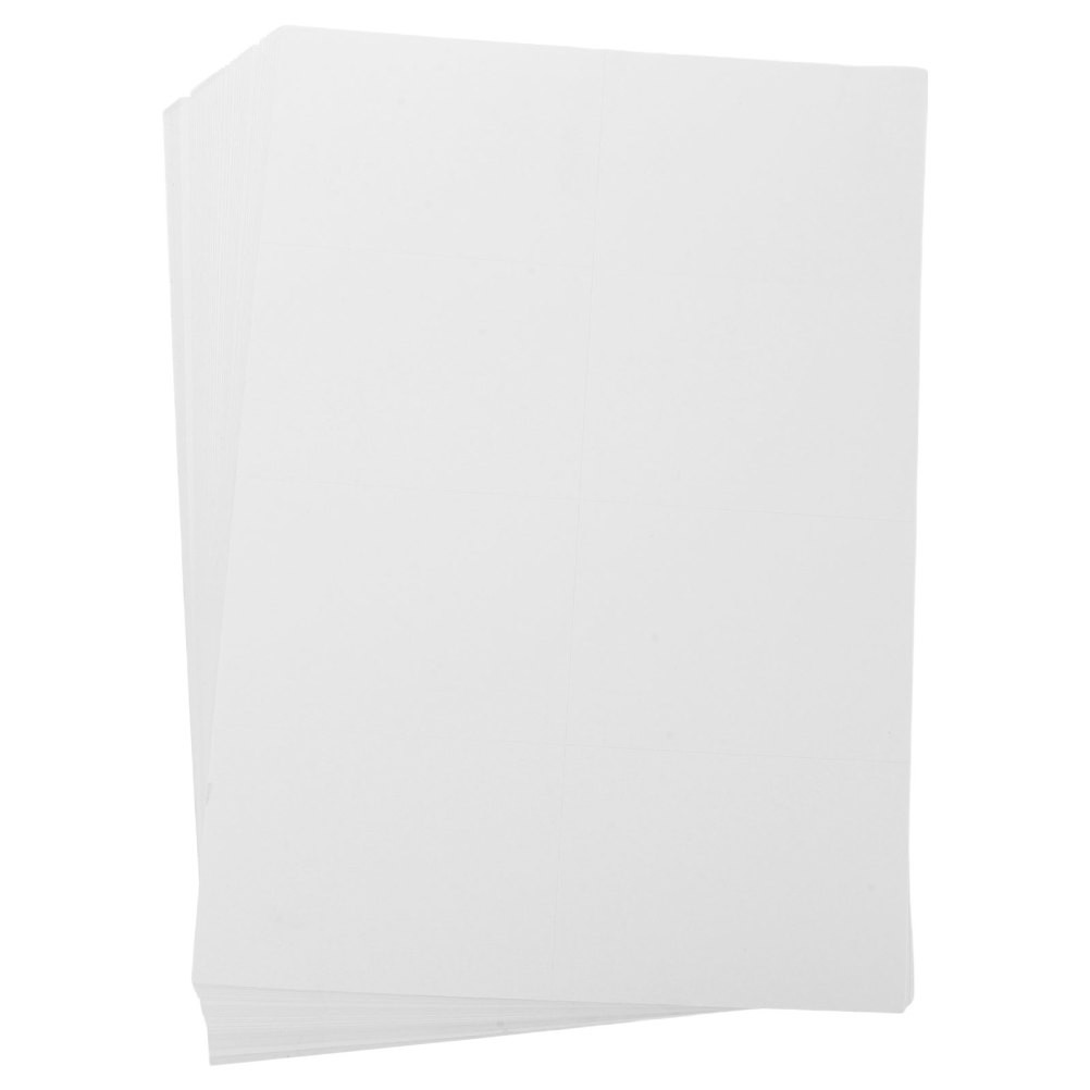 50 Pcs Printer Labels Stickers Matte Printable Paper Bin Organization