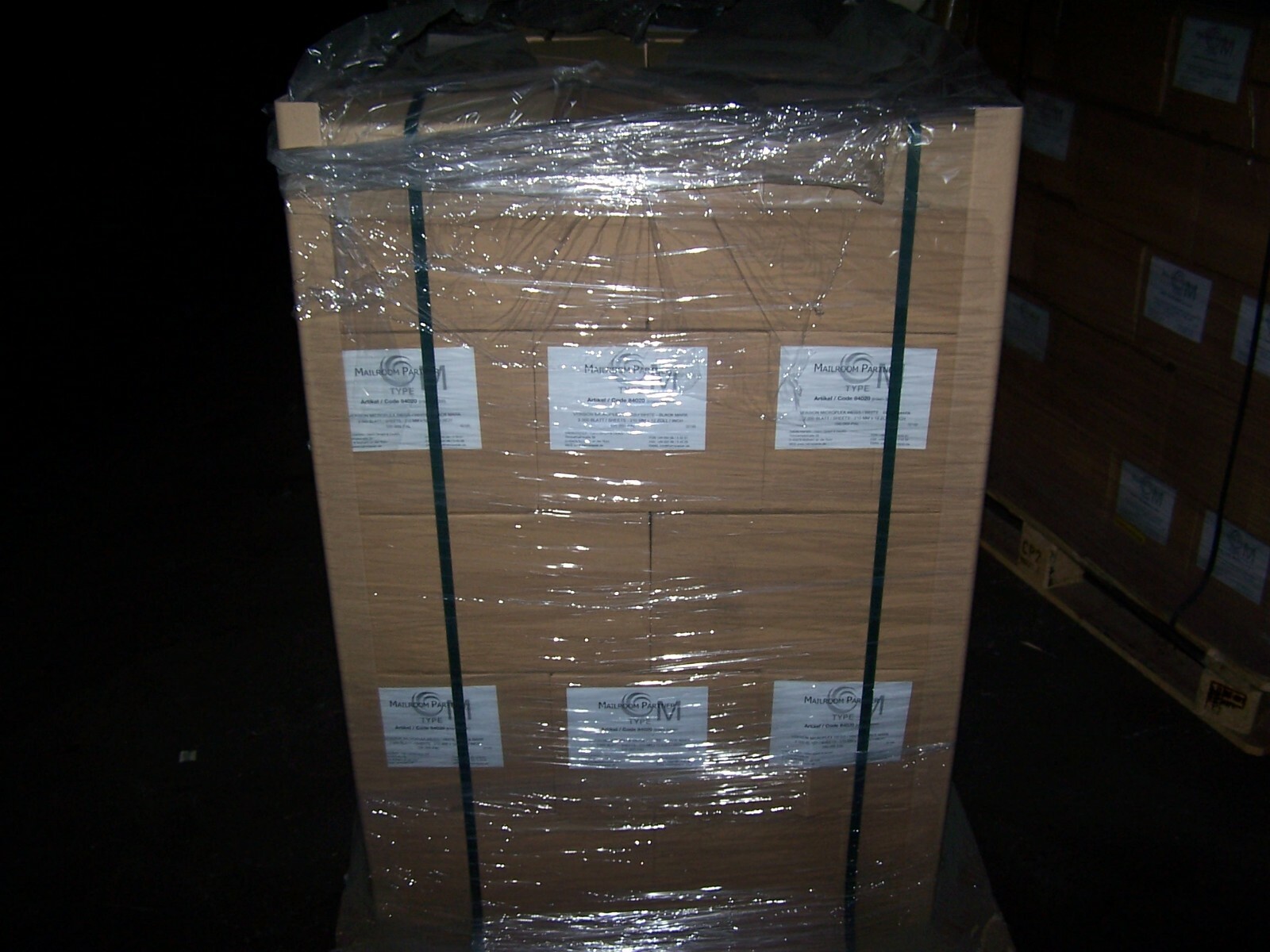 NEW SKID (40) OF MAILROOM PARTNER 84020 DOT MATRIX PAPER 210mm X 12″ 2,000 SHEET