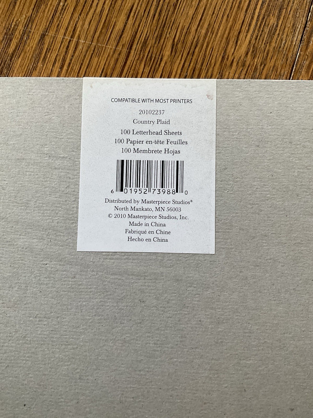 Letterhead Holiday Printer Paper Set of 2 100 Pages New Sealed
