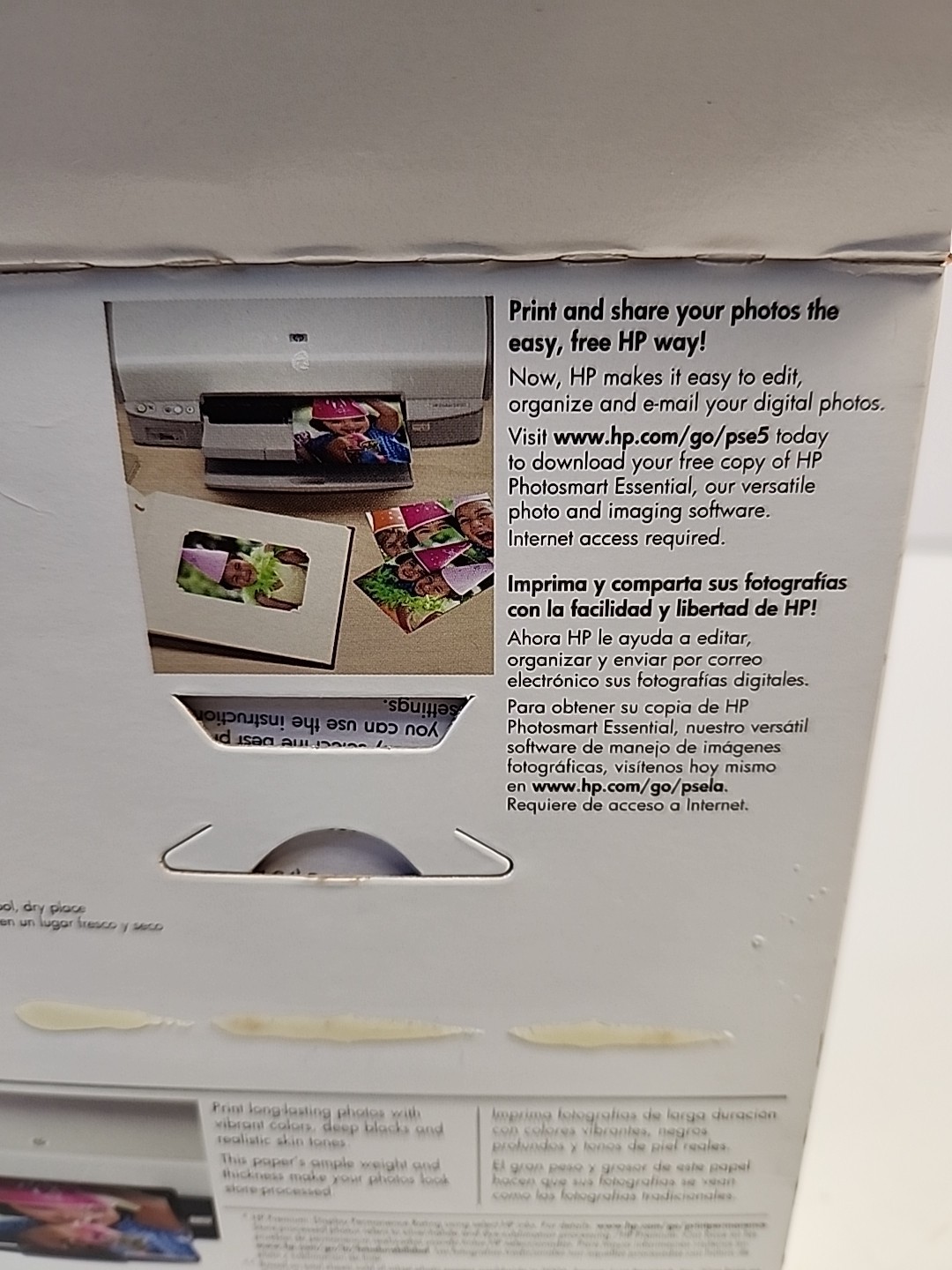 HP Premium Photo Glossy Borderless Inkjet Paper 4″ x 6″ (100 Sheets) 10 mil