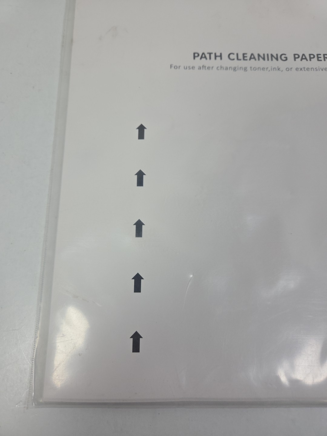 18-Pack Letter Size Printer Path Cleaning Paper Sheets | Laser and Inkjet Copier