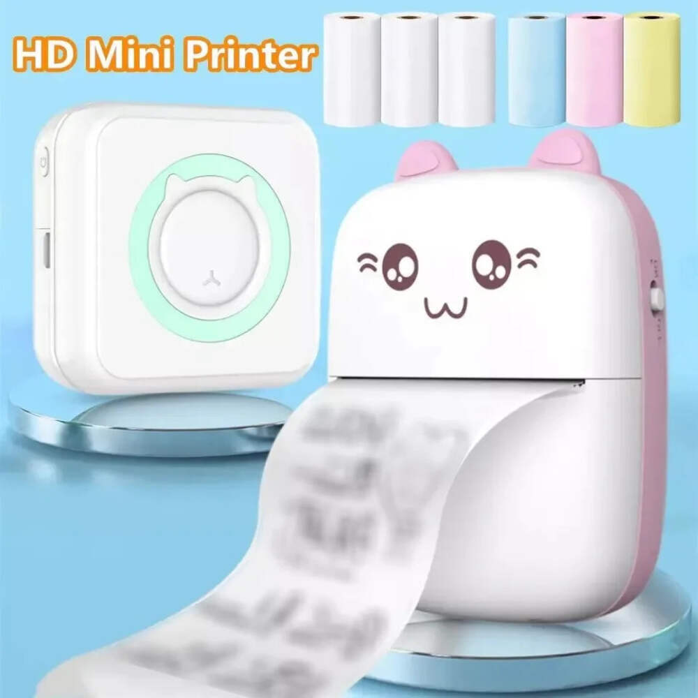Printing Paper Handy For Pocket Printer Students Wrong Questions Thermal BT Mobi