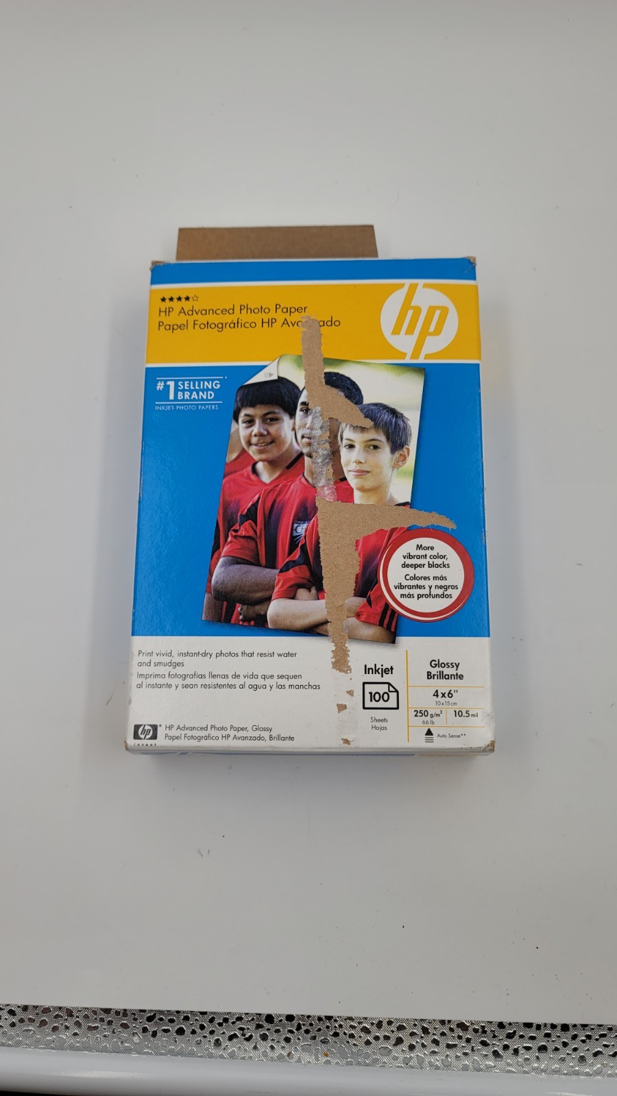 Hewlett Packard Q6638A 4×6 inch Glossy Advanced Printer Paper – 100 Sheets Read