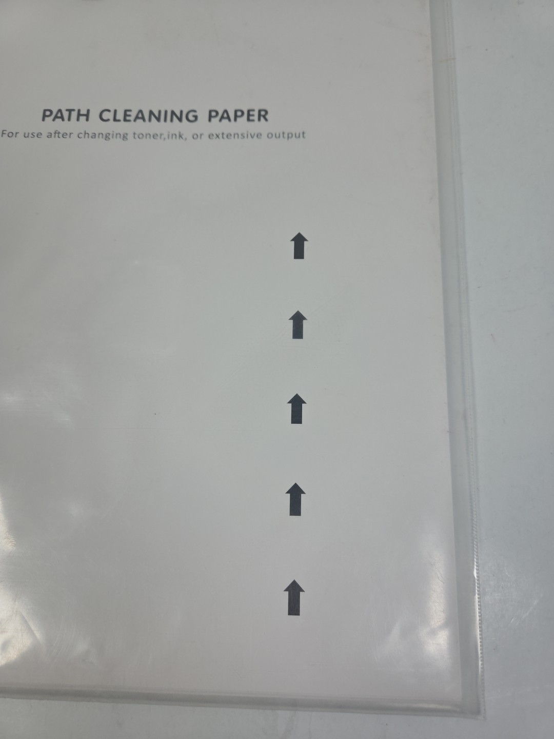 18-Pack Letter Size Printer Path Cleaning Paper Sheets | Laser and Inkjet Copier