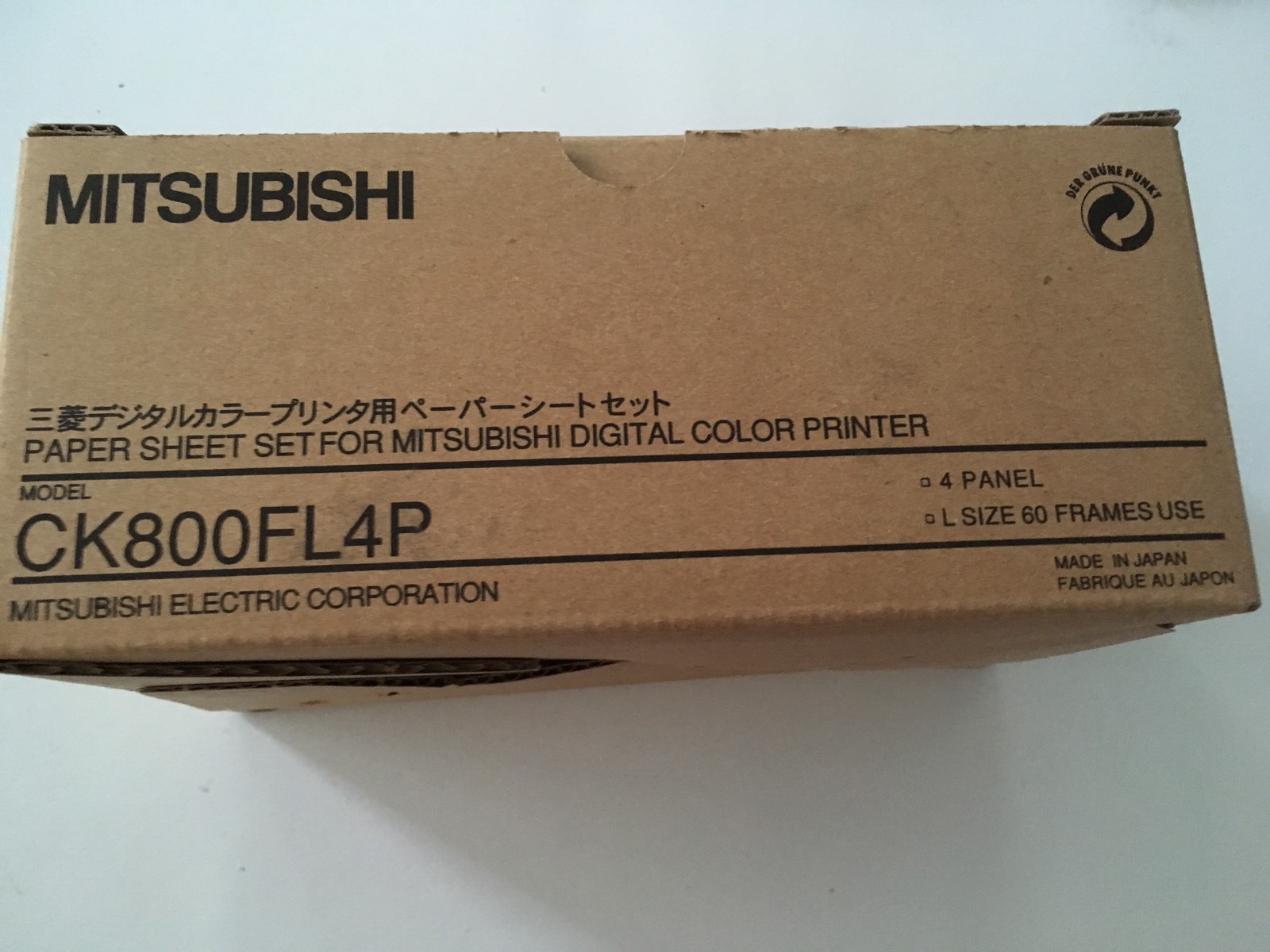 Mitsubishi CK800FL4P Paper Sheet Set for Color Printer NEW IN BOX Lot Of 3 Box