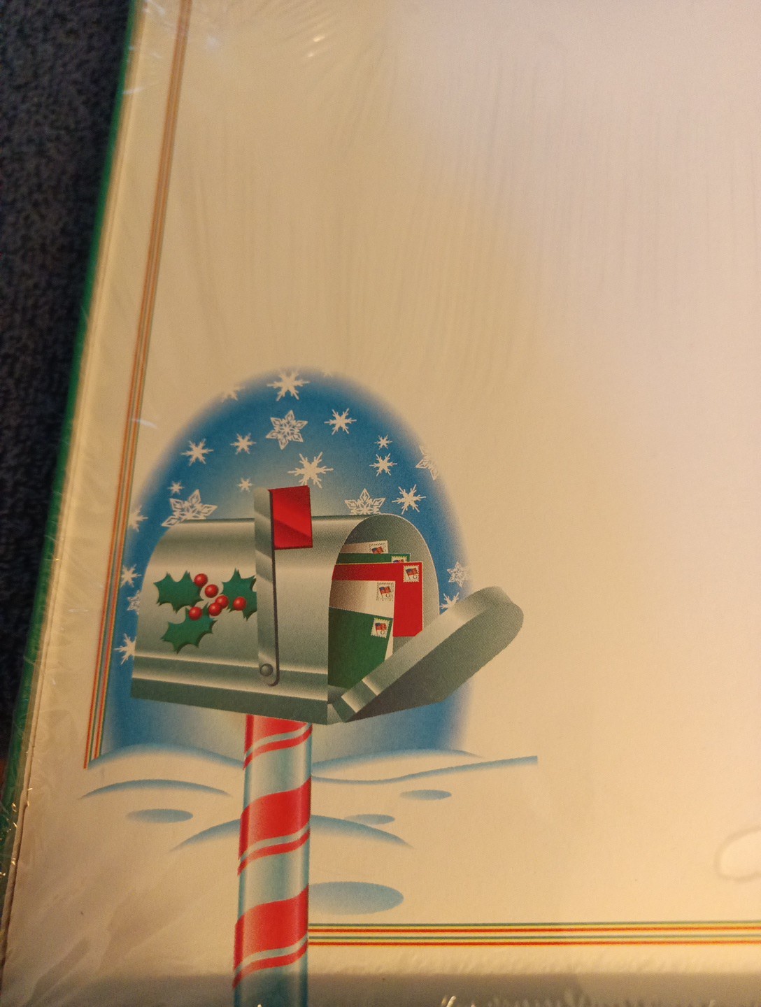 Vintage Z GRAFIX~Sheets of 8.5″x11″ HOLIDAY PAPERS for LASER & INJET Noel Winter