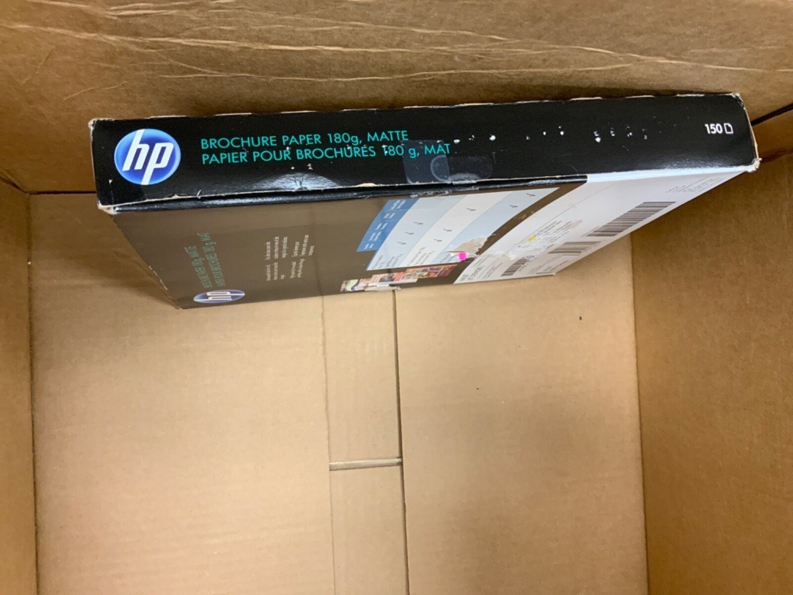 HP Brochure Paper #CH016A Inkjet Matte 8.5″ x 11″ 48Lb 150 Sheets