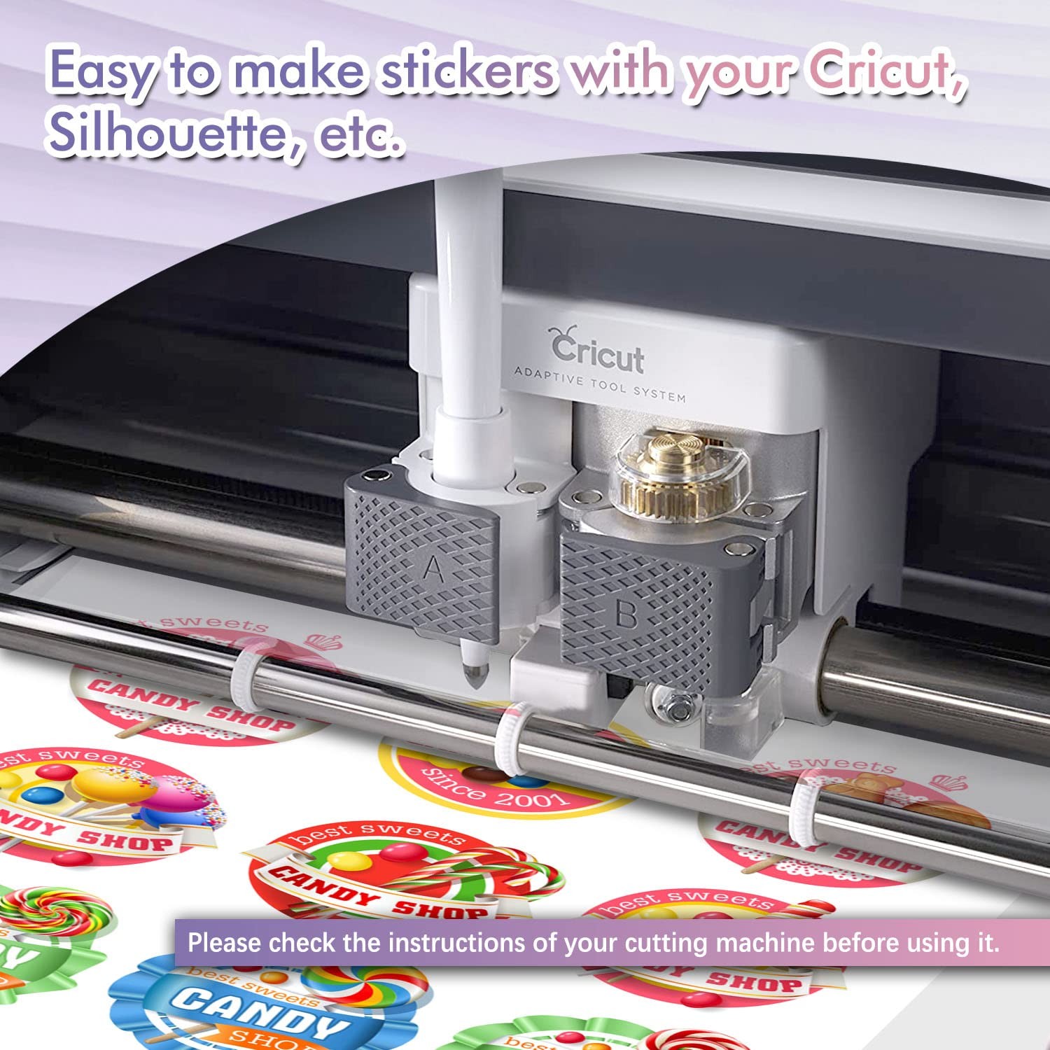 Koala Printable Vinyl Sticker Paper for Inkjet Printers, 8.5×14 Inch 20 Sheet…