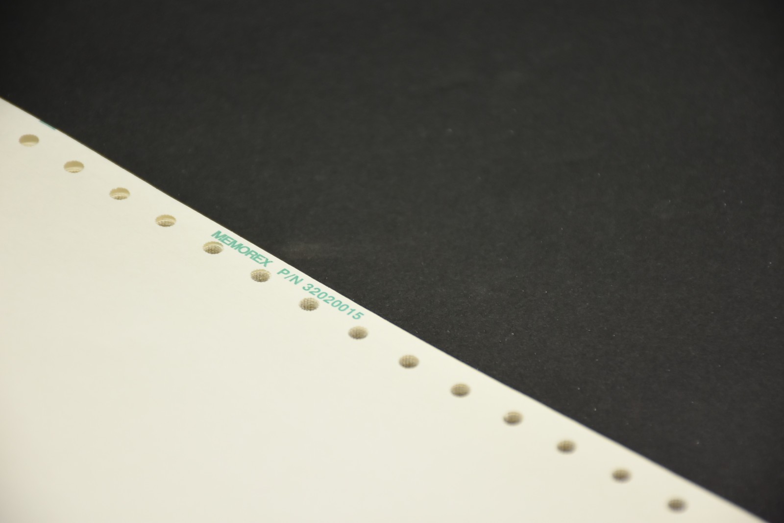 50pcs 1980s Memorex Dot Matrix Paper Smooth Edge Continuous Sheets 20lb 9.5×11″