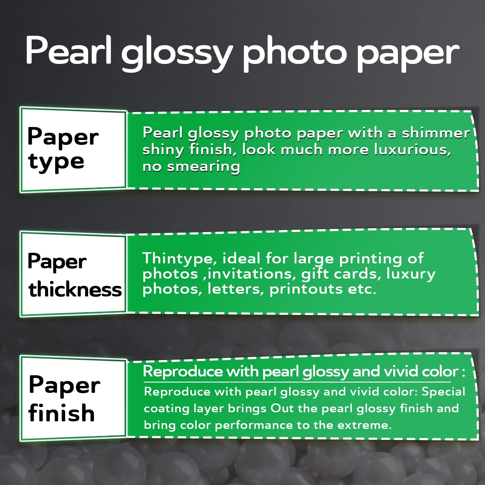 40 PCS Koala Pearl Glossy Thin Photo Paper 8.5×11 Inch 30lbs DYE INK