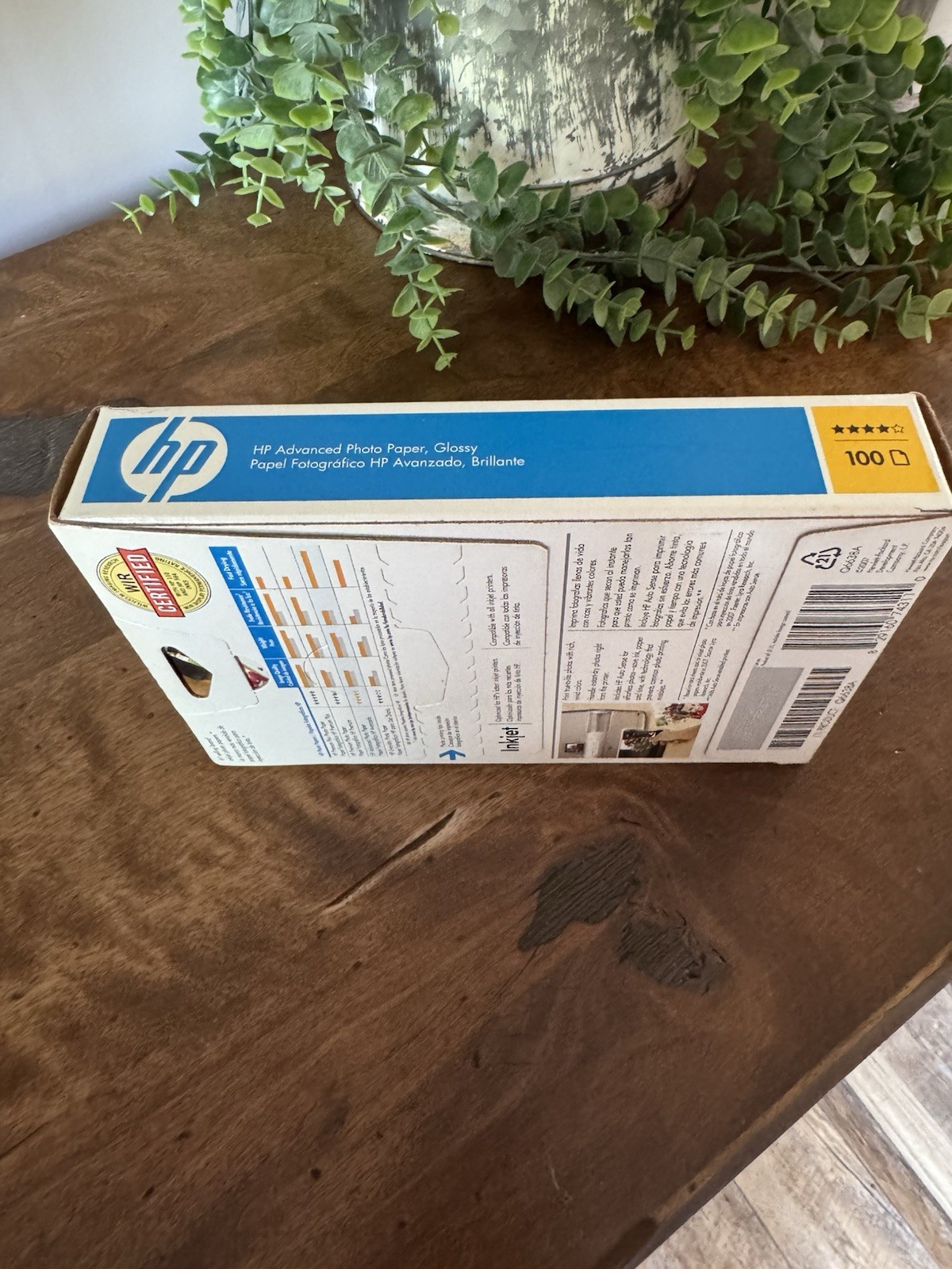 Hewlett Packard Q6638A 4 x 6 inch Glossy Printer Paper – 100 Sheets