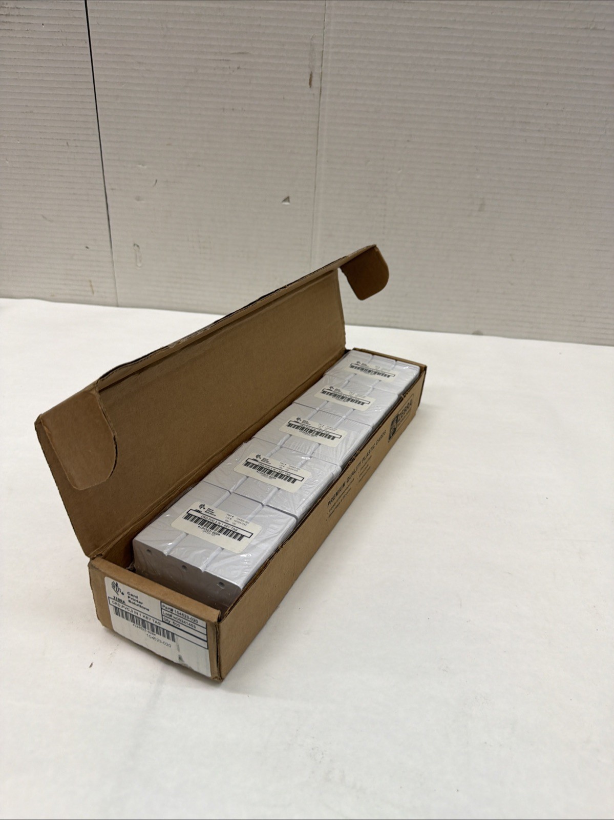 Zebra Premier PVC Card (500 Pack) 500 pz 30 mil 3-Up 104523-020