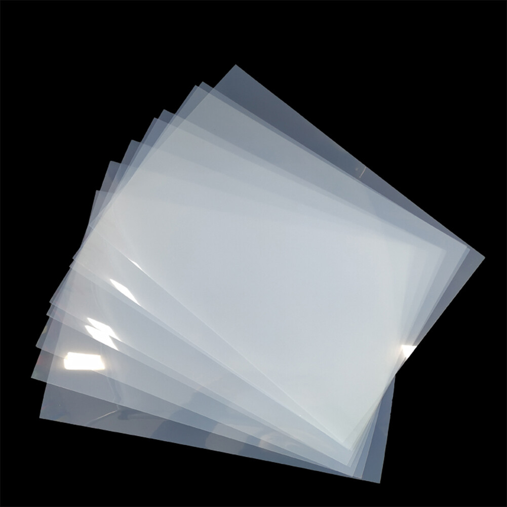11″x17″，Waterproof Quick Dry Milky Inkjet Screen Printing Film，50 sheets