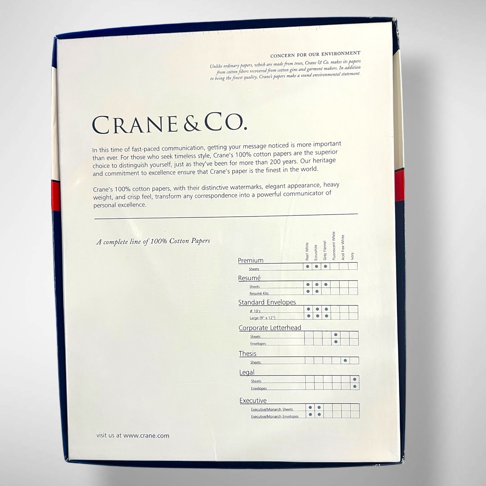 Crane & Co. Cranes Premium Weight Ecruwhite 8.5 X 11 Sheets (PS8116), 50 sheets