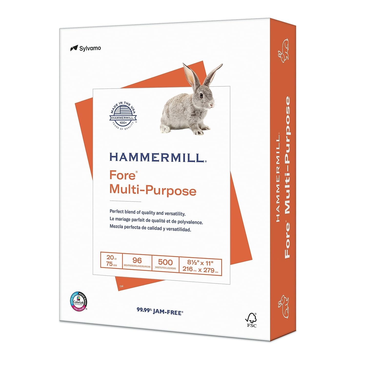 Hammermill Printer Paper, Fore Multipurpose 20 lb Copy Paper, 8.5 x 111 Ream …