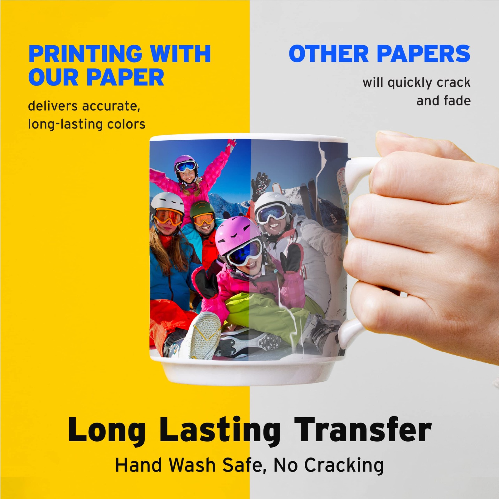Clear Water Slide Decal Paper, 20 Sheets, For Custom Mugs, DIY Projects