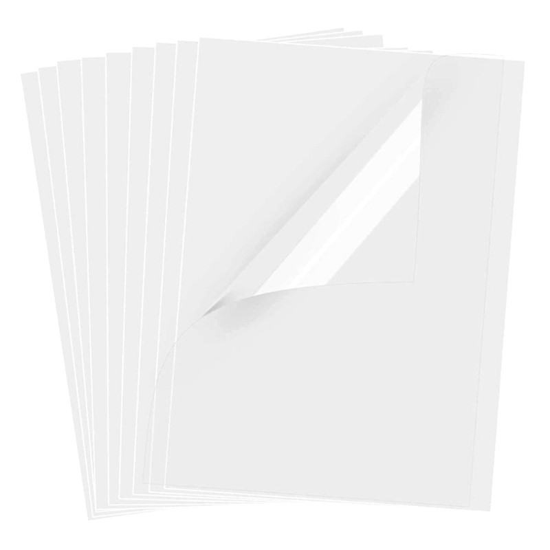 100 Sheets A 4 Printable Sticker Paper Easy to Use Waterproof Copy Paper