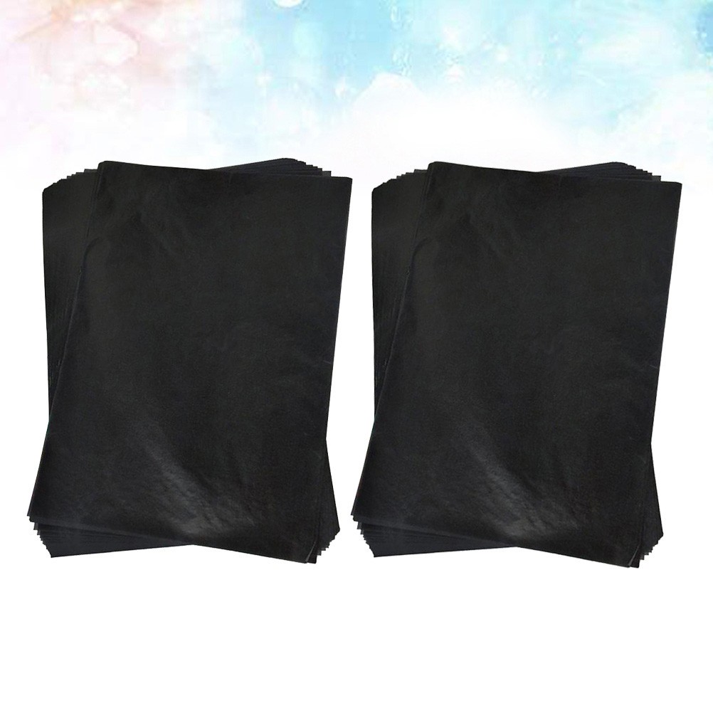 Black Carbon Transfer Paper 200Pcs Tracing Paper for Writing