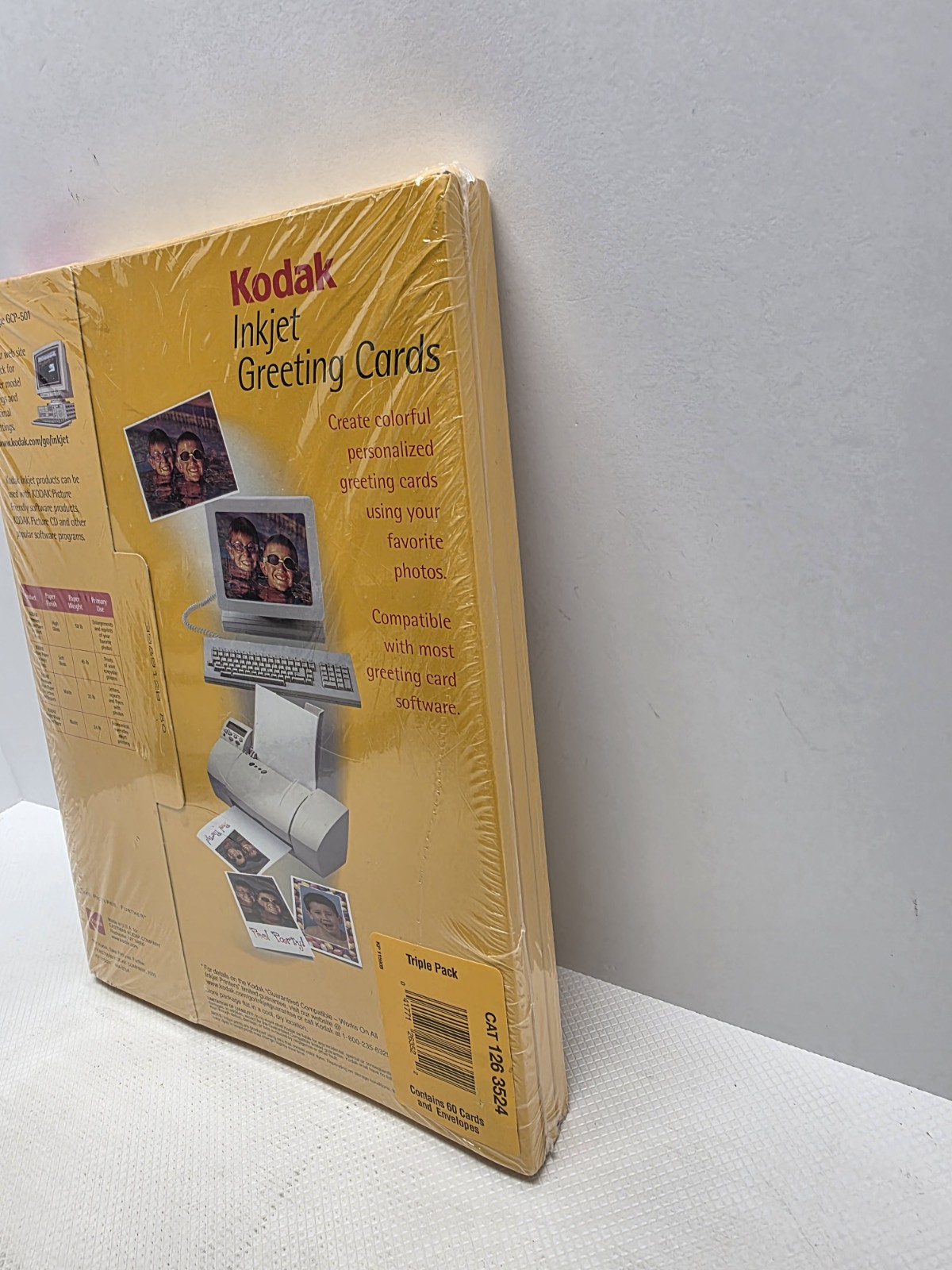 Kodak Inkjet Greeting Cards Triple Pack 60 Cards Envelopes Matte Half Fold New