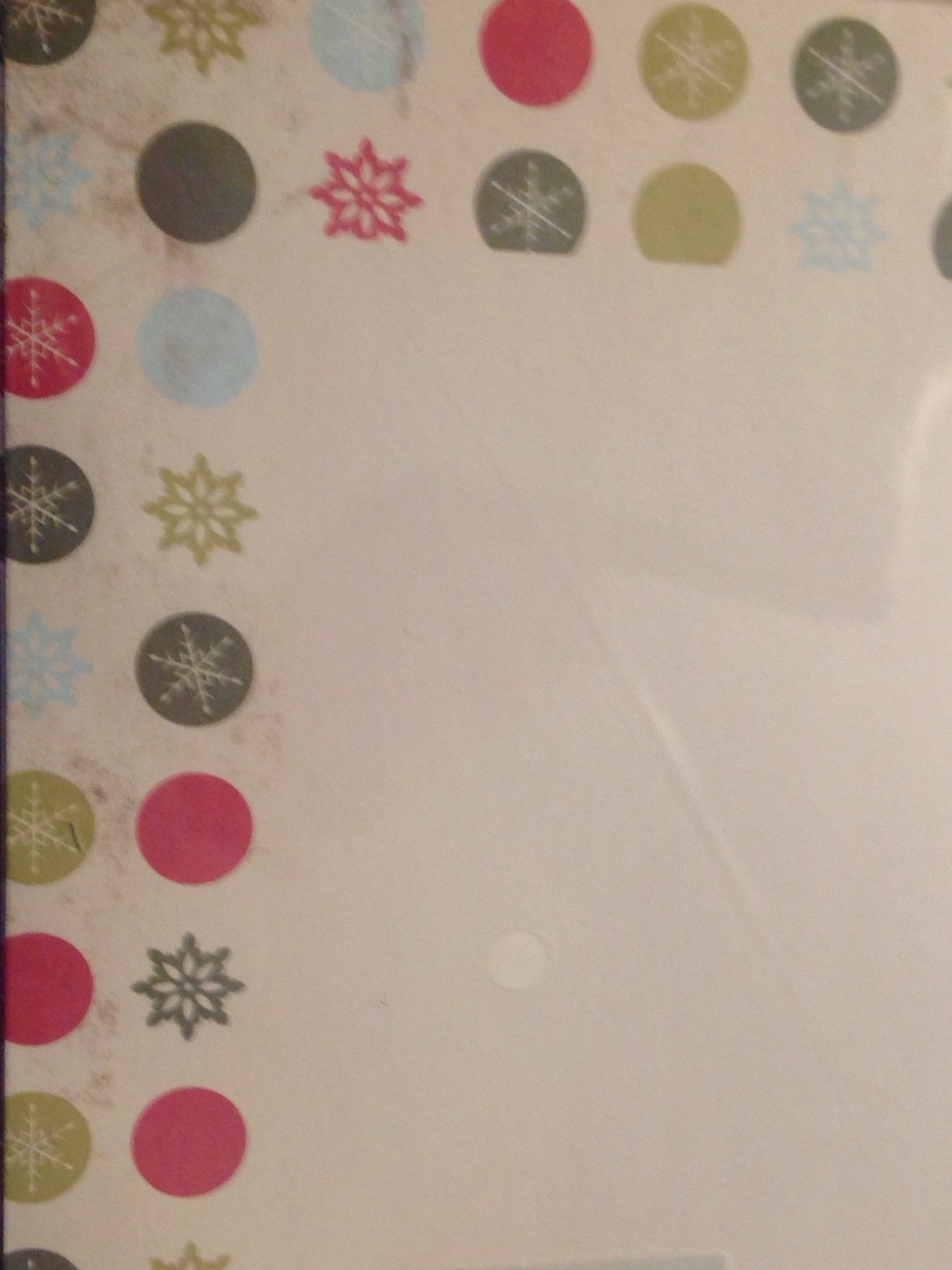 Computer Print Paper Christmas Snowflake Border 8.5×11 New Package 25 Sheets