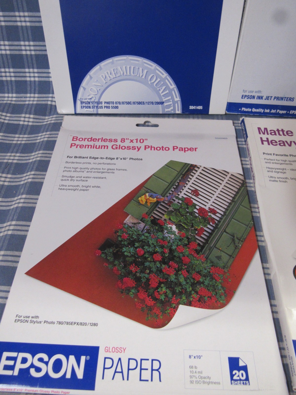 Epson Lot of Premium Paper Matte, Photo, Media & Inkjet. FAST FREE SHIPPING.