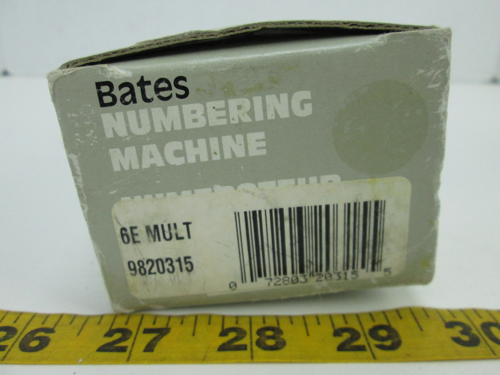Bates Numbering Machine 6 Wheels Style E Multiple Movement Dup Con Tri Repeat T