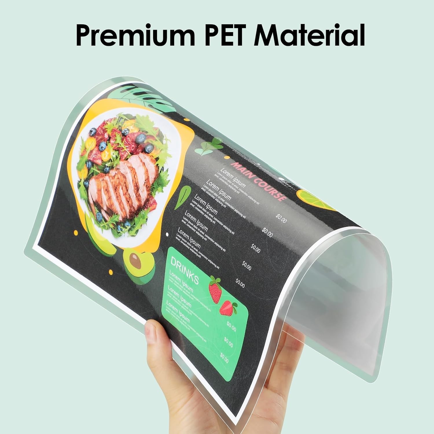 10 Pack Self Sealing Laminating Sheets 8.5 x 11, 10 Mil Thick Self Adhesive