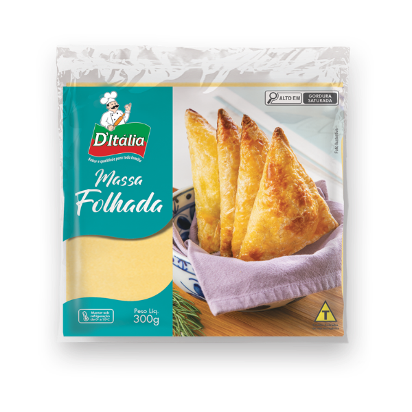 Massa Folhada Quadrada FOLQ 300g