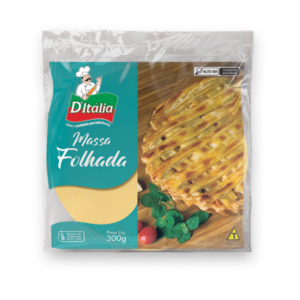 Massa Folhada Redonda 300g