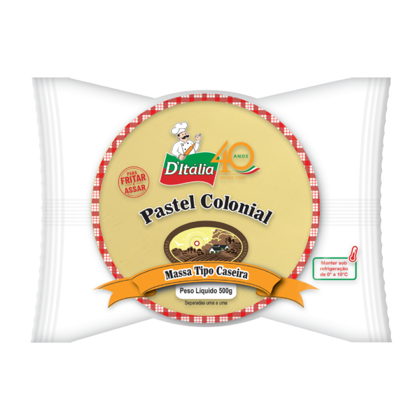 Massa para Pastel Colonial DGC500 500g
